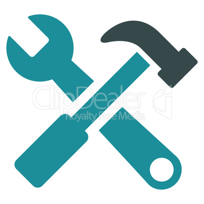 Hammer And Wrench Icon