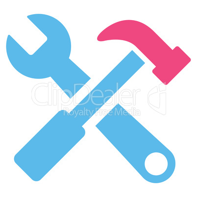 Hammer And Wrench Icon