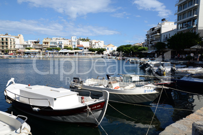 voulismeni-see in Agios Nikolaos, Kreta