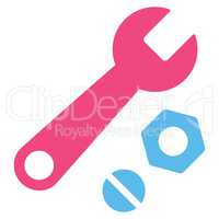 Wrench And Nuts Icon