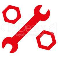 Wrench And Nuts Icon