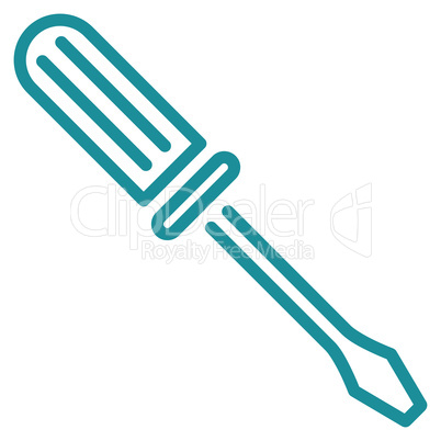 Contour Screwdriver Icon