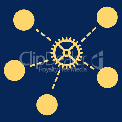 Gear Links Icon
