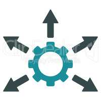 Gear Distribution Icon