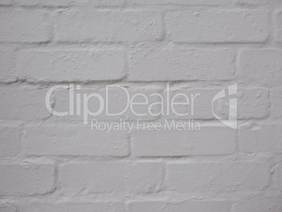 White brick wall background