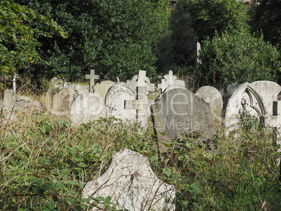 Tombs and crosses at goth cemetery