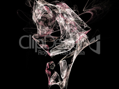Digital Fractal on Black Digital Fractal on Black