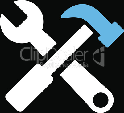bg-Black Bicolor Blue-White--hammer and wrench v4.eps