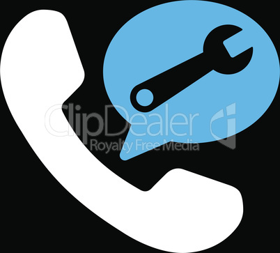 bg-Black Bicolor Blue-White--phone service message.eps