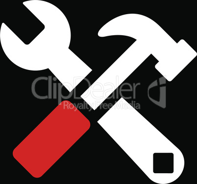 bg-Black Bicolor Red-White--hammer and wrench v3.eps