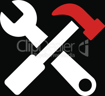 bg-Black Bicolor Red-White--hammer and wrench v4.eps