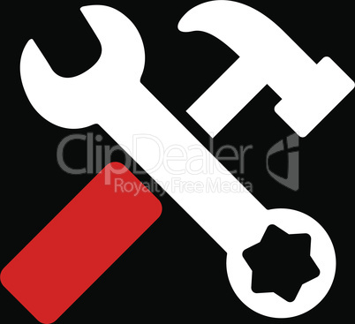 bg-Black Bicolor Red-White--hammer and wrench v6.eps