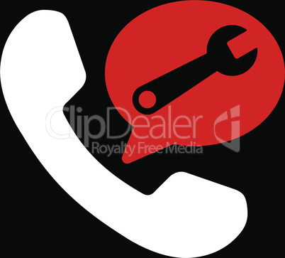 bg-Black Bicolor Red-White--phone service message.eps