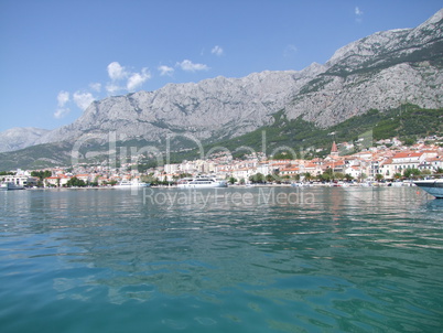 Makarska Stadt in Kroatien Dalmatien