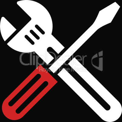 bg-Black Bicolor Red-White--Spanner and screwdriver.eps