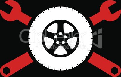bg-Black Bicolor Red-White--tire service v2.eps
