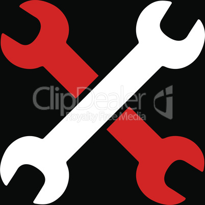 bg-Black Bicolor Red-White--wrenches.eps