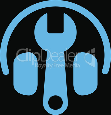 bg-Black Blue--headphones tuning.eps