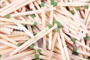 many scattering of matches