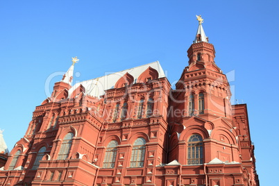 historic museum on sky backgroun