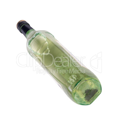 Wine Glasses bottle Isolated