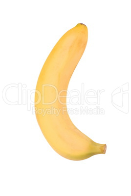 Yellow Banana Isolated Yellow Banana Isolated