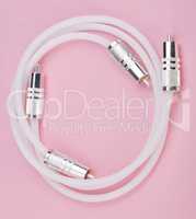 Interconnect Cable on Pink Background
