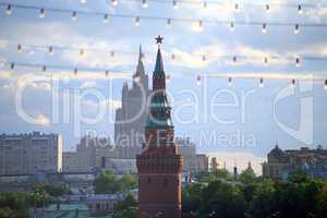 kremlin in cityscape