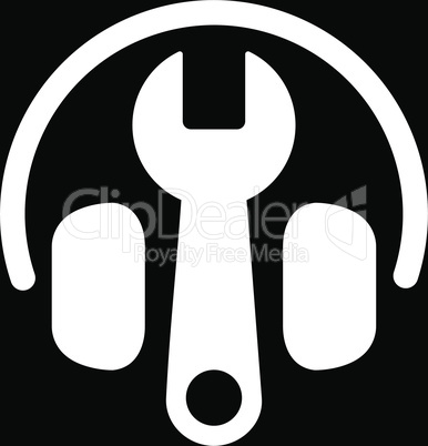 bg-Black White--headphones tuning.eps