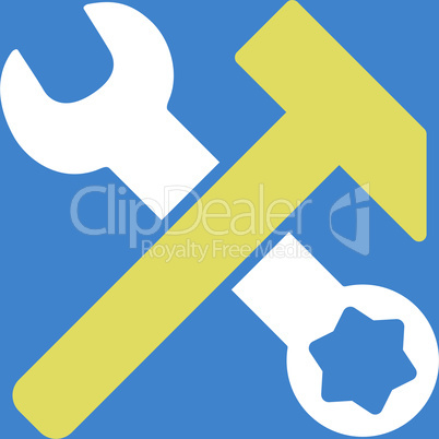 bg-Blue Bicolor Yellow-White--hammer and wrench v7.eps