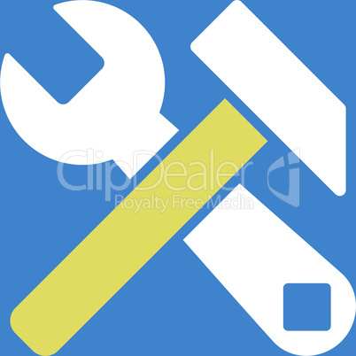 bg-Blue Bicolor Yellow-White--hammer and wrench.eps