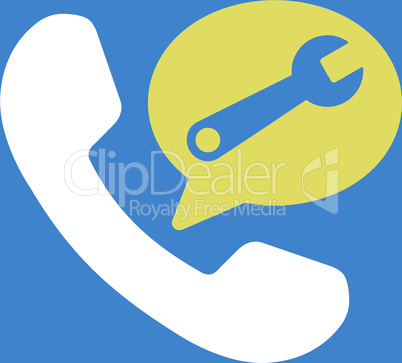 bg-Blue Bicolor Yellow-White--phone service message.eps