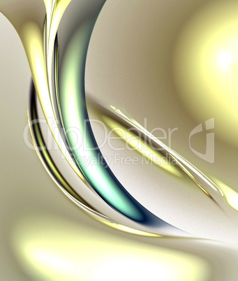 digital fractal on white