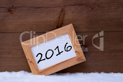 Christmas Card With Picture Frame, 2016