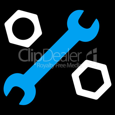 Wrench And Nuts Icon