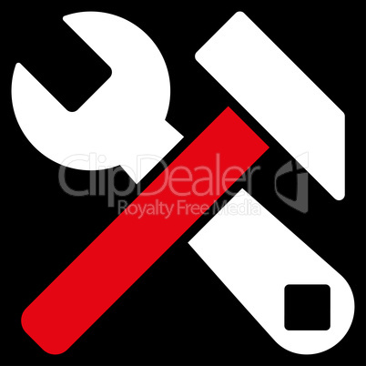 Hammer And Wrench Icon