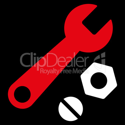 Wrench And Nuts Icon
