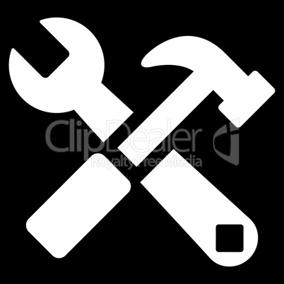 Hammer And Wrench Icon