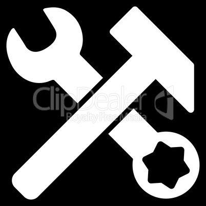 Hammer And Wrench Icon