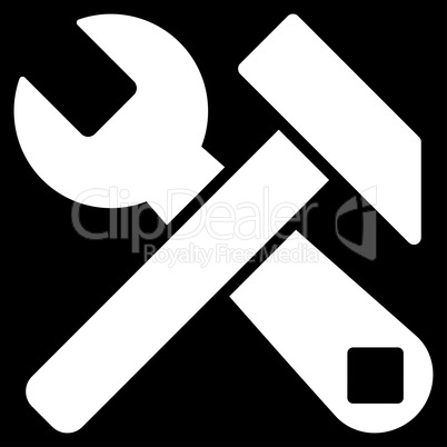 Hammer And Wrench Icon