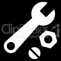 Wrench And Nuts Icon