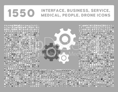 Interface, Business, Tools, People, Medical, Awards Glyph Icons