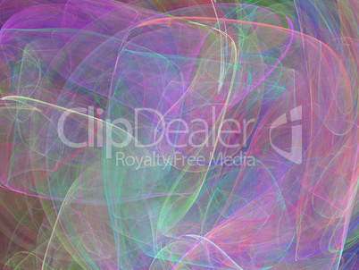 Digital Fractal on Black Digital Fractal on Black