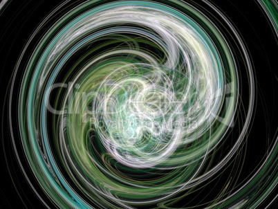 Digital Fractal on Black Digital Fractal on Black