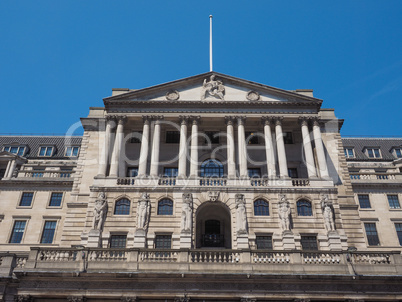 Bank of England in London