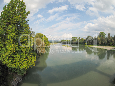 River Po in Settimo Torinese