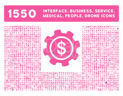 Interface, Business, Tools, People, Medical, Awards Glyph Icons