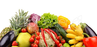 assortment fresh fruits and vegetables