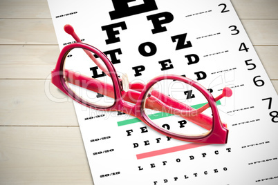 Composite image of reading glasses