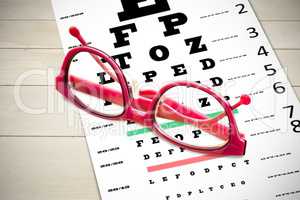 Composite image of reading glasses